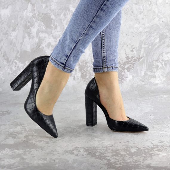 Туфли женские Fashion Soy 2464 37 размер 24 см Черный | Зображення 8