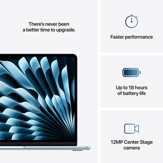 Ноутбук Apple MacBook Air 13 M4 A3240 Sky Blue (MC6T4UA/A) | Зображення 8