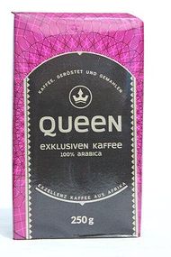 Кава натуральна мелена Queen Kaffe, 250 г, Німеччина, середнього обсмажування