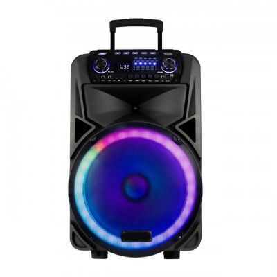 Портативная колонка XPRO SK-015 чемодан 250Вт, USB, SD, FM радио, Bluetooth, 2 микрофона, ДУ (41185-SK-015) | Зображення 2