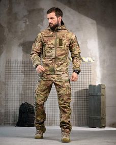 Демісезонний тактичний костюм софтшел TANJENT мультикам ПП7869