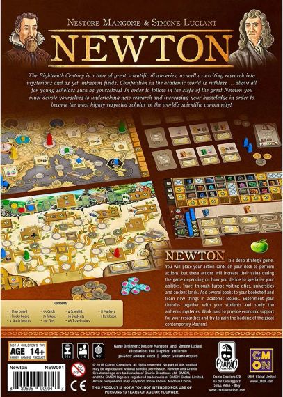 Настольная игра Newton & Great Discoveries (Ньютон) | Зображення 1