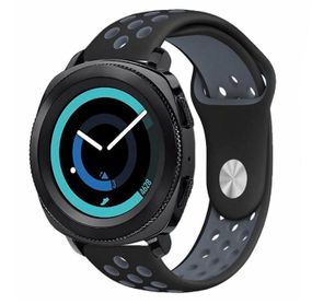 Спортивний ремінець Primo Perfor Sport для годинника Samsung Sport Gear SM-R600 - Black&Grey
