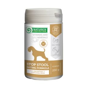 Добавка Nature's Protection Stop Stool Eating Formula для предотвращения поедания фекалий у собак 200 гр