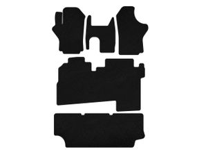Текстильные коврики Classic (2004-2007, 3 ряда, 8-местный, Черный) для Hyundai H200, H1, Starex