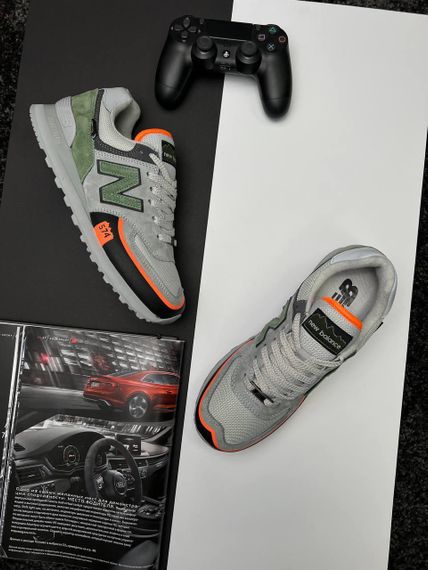 Кросівки чоловічі N3ew B3alan3ce 574 TP2 Gray Green Orange , В'єтнам 44 28.0 см | Зображення 6