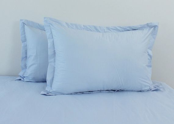 Комплект постельного белья TAGtekstil сатин семейный Light Blue | Зображення 2