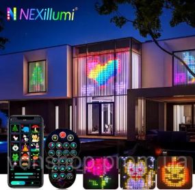 Гирлянда Штора от сети 3х3 м 400LED RGB + пульт дистанционного управления, SF-1 / Умная гирлянда с приложением на телефон