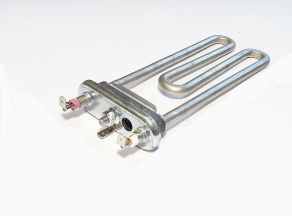 Тэн 1900W L-185 для стиральной машины Ariston с отверстием под термодатчик (Kawai Китай)