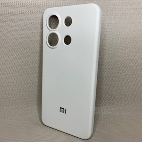 Чохол з логотипом для Xiaomi Redmi Note 13 4G | Протиударний | Soft Touch | Білий