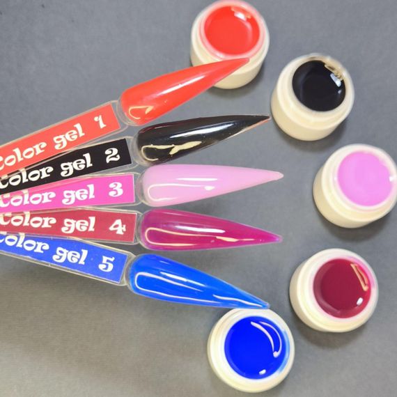 Гель для нарощення нігтів Mi Color Gel 1 (червоний) 30мл | Зображення 3