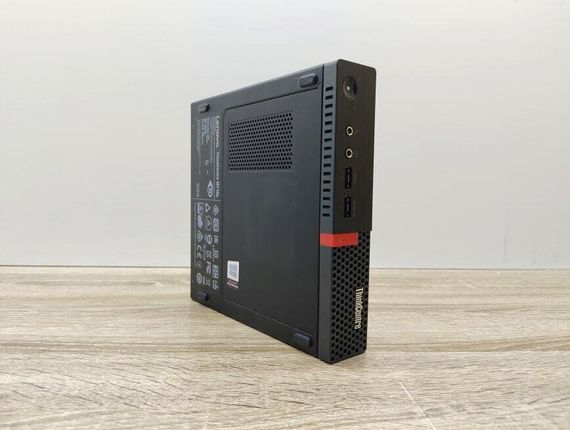 Неттоп Lenovo ThinkCentre M710q Tiny USFF / Intel Core i5-7400T (4 ядра по 2.4 - 3.0 GHz) / 8 GB DDR4 / 240 GB SSD / Intel HD Graphics 630 / Блок питания б/у | Зображення 4