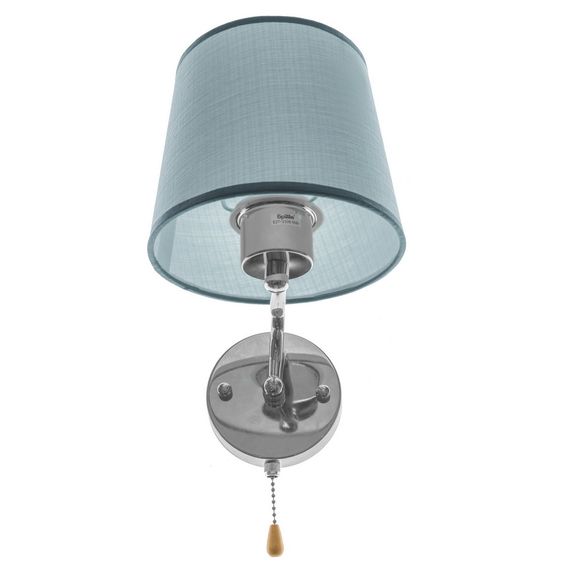 Бра настенное накладное классическое с абажуром BKL-650W/1 E27 CH | Зображення 4