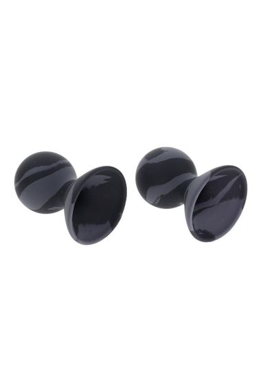 Вакуумные помпы для сосков Sportsheets Velvet Noir силиконовые, черные, 2 шт Sex Aura | Зображення 4