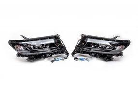 Передня оптика LED (2017-2024, 2 шт) для Toyota Land Cruiser Prado 150