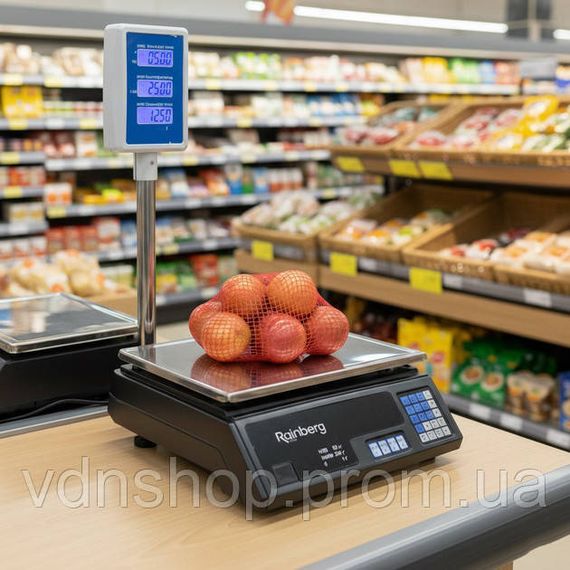 Точні електронні ваги для товарів, Настільні ваги для роботи в магазині виїзної торгівлі TU-81