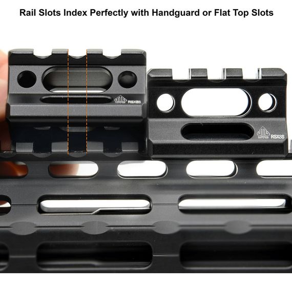 Компенсатор висоти Leapers UTG UNIVERSAL, Weaver/Picatinny, L 40 мм, H 21 мм (MT-RSX8S) | Зображення 9