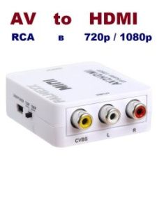 Конвертер HDMI to AV (RCA) Donli av 001 відео та звук (4273) | Зображення 4