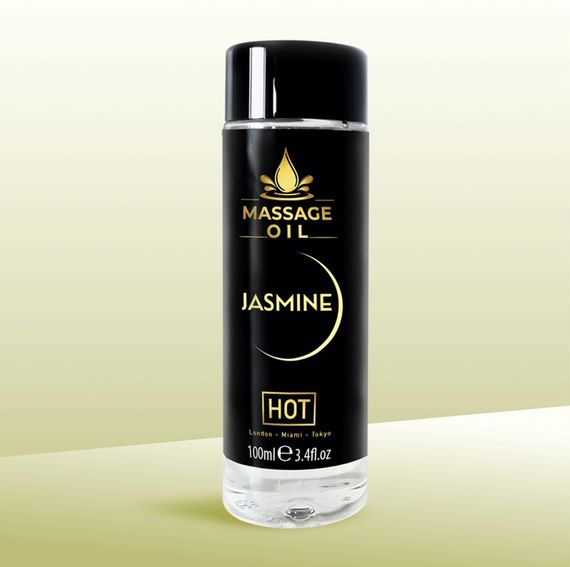 Масажна олія HOT Massage Oil Jasmin з ароматом жасмину, 100 мл | Зображення 1