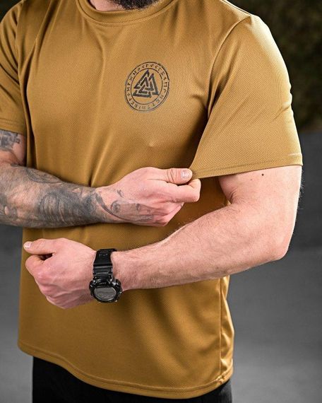 Тактична потоотводна футболка Oblivion РУНЫ койот ДЛ7033 | Зображення 3