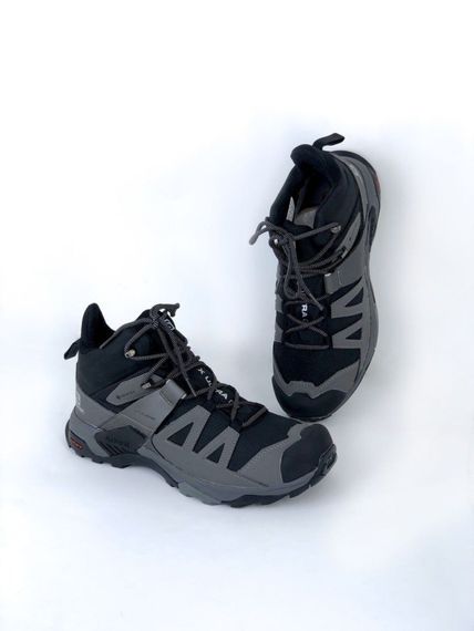 Черевики Salomon X Ultra 4 GTX колір сірий/чорний | Зображення 4