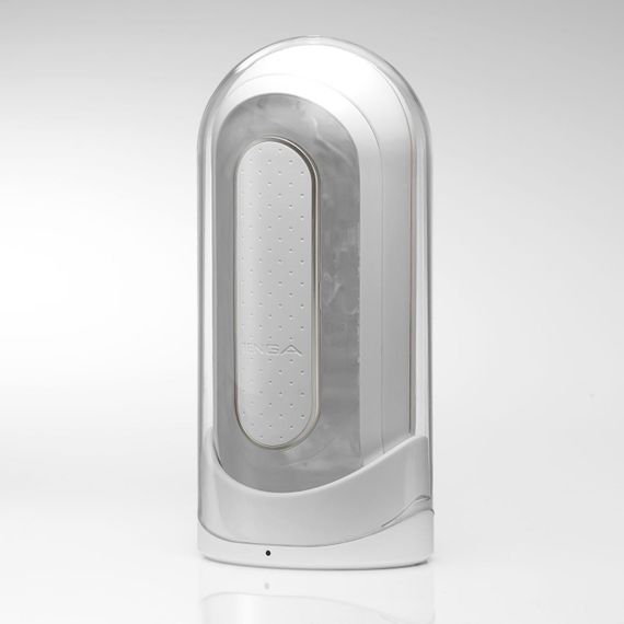 Вібромастурбатор Tenga Flip Zero Electronic Vibration White, змінна інтенсивність, розкладний Sex Aura | Зображення 6