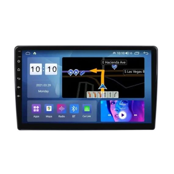 Штатна магнітола серії Mekede M400S під Toyota Coaster 2015+ (W2) 10 дюймів