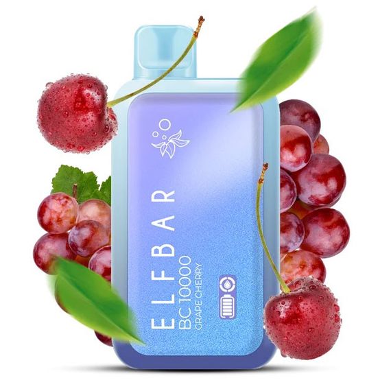 Elf Bar BC10000 смак Виноград Вишня (Grape Cherry) (ws25661-3)