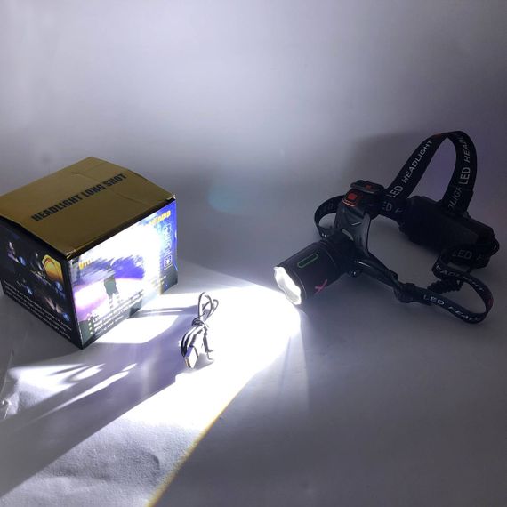 Ліхтар налобний NIGHT VISION FLUORESCENCE CT012-P-TG, Ліхтар акумуляторний для риболовлі, Головний ліхтарик | Зображення 7