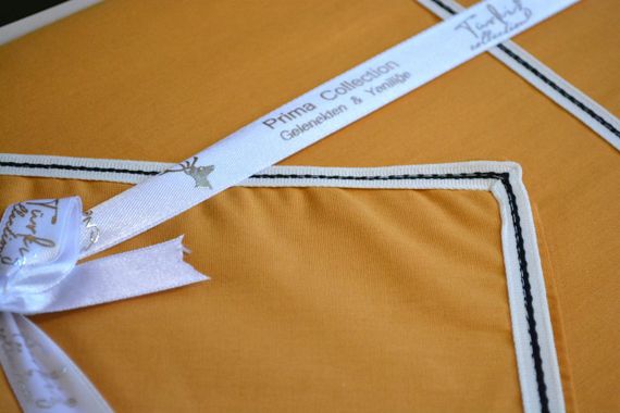 Постільна білизна Turkiz Ranforse Prima 200 х 220 см Carven Mustard | Зображення 1