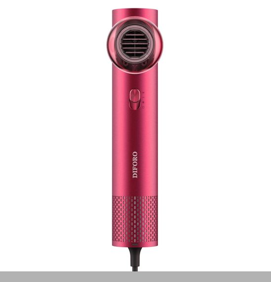 Професійний стайлер для волосся 5в1 Матовий Червоний XPRO у шкіряному кейсі (46404-_596)