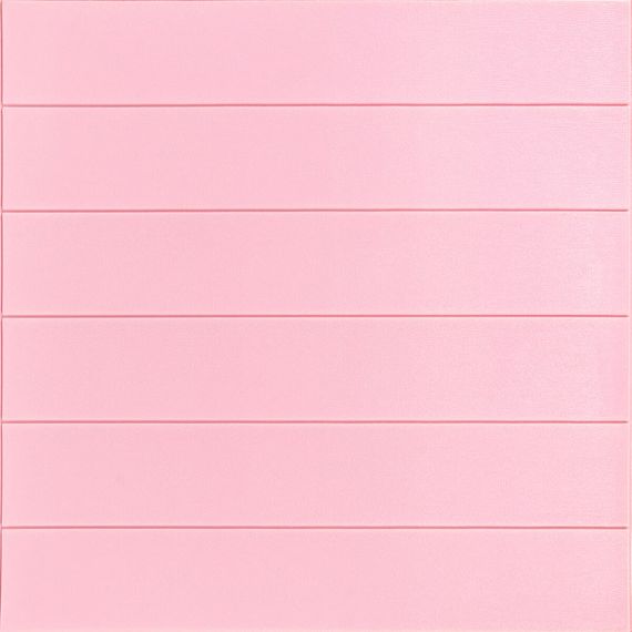 Самоклеюча 3D панель 700x700x4мм Рожеве дерево (379) SW-00001384