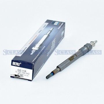 Свеча накаливания Mercedes Benz W211 OM648 02-08, Beru, GE116,