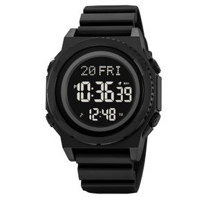 Водонепроникні наручні електронні годинники для чоловіків SKMEI 2357BK, Якісні спортивні годинники QR-90