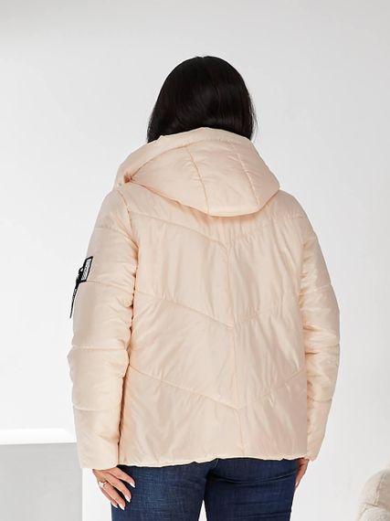 Жіноча демісезонна куртка, арт. 1008, молоко | Зображення 1