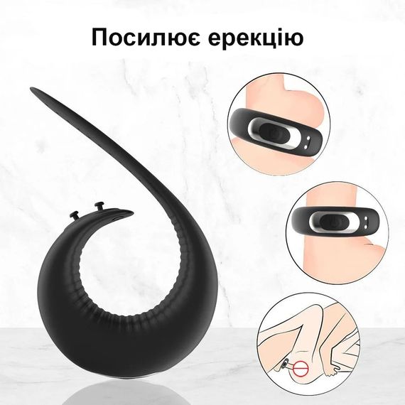 Ерекційне кільце з вібрацією (10 режимів, USB) | Зображення 8