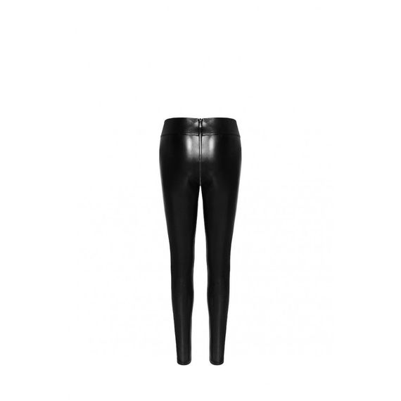 Легінси сексуальні зі зміїним принтом XL F274 Noir Handmade, чорні sexstyle | Зображення 3