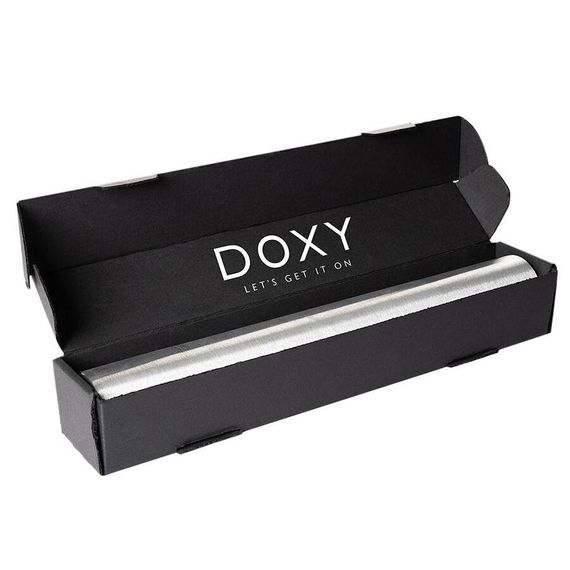 Вібромасажер DOXY Die Cast 3R - Matte Black, дуже потужний, перезаряджуваний, металевий корпус sexstyle | Зображення 4