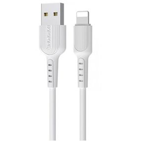 Дата кабель Borofone BX16 USB to Lightning (1m) Білий