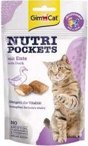 Вітамінні ласощі Gimborn GimCat Nutri Pockets для котів Качка + Мультивітамін 60 г. 60 г