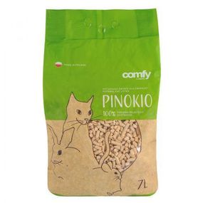 Гігієнічний наповнювач Comfy Pinokio для кішок, 7 л (деревний)