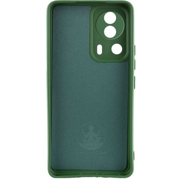 Чехол Silicone Cover Lakshmi Full Camera (A) для Xiaomi 13 Lite Full camera, Зеленый / Dark green | Зображення 1