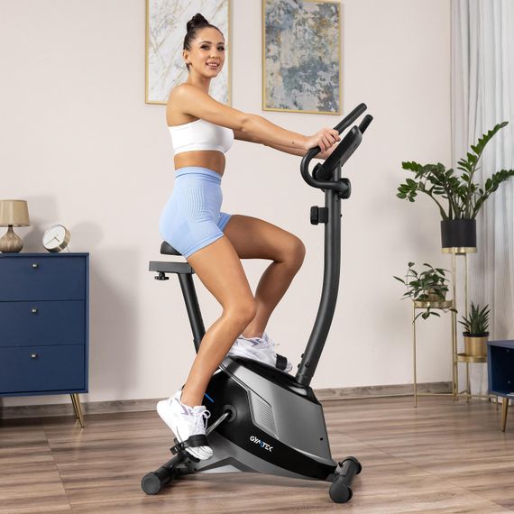 Велотренажер Gymtek XB1200 магнитный синий | Зображення 1