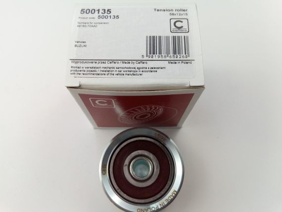 Ролик ременя генератора натяжний SUZUKI, CAFFARO (500135) метал (49160-70AA0)