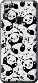 Чохол на Infinix Hot 11 Play Панди "4318u-2756-2448"