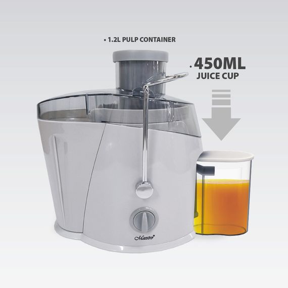 Соковыжималка для фруктов и овощей Maestro MR-801 центробежная 700 Вт электрическая | Зображення 2