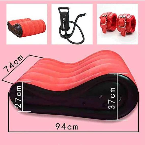 Надувной секс диван  BDSM Game с креплениями для наручников | Зображення 4
