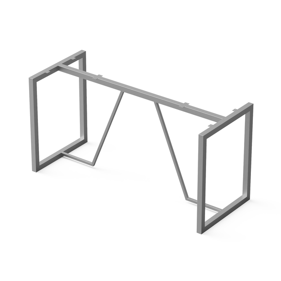 Підстілля каркас для столу з металу 1500×600mm, H=730mm Сірий
