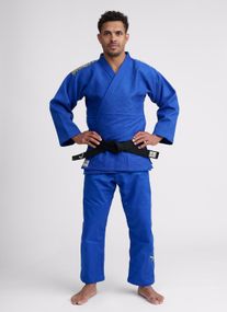 СИНЄ ЛІЦЕНЗІЙНЕ КІМОНО ДЛЯ ДЗЮДО IPPON GEAR LEGEND 2 (APPROVED IJF) 155 Slim Fit