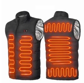 Жилетка с USB подогревом, 9 зон обогрева XL